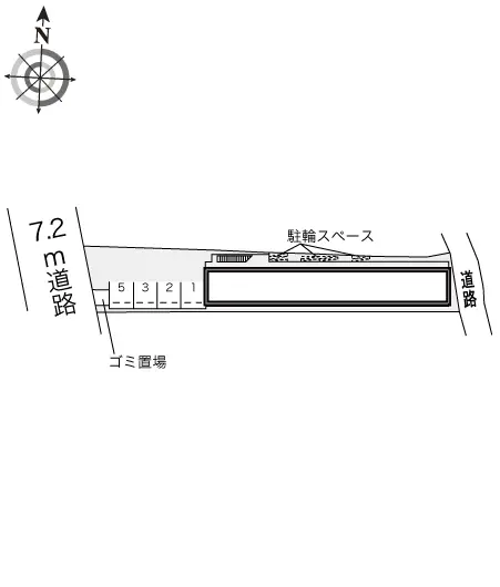 ★手数料０円★大東市寺川　月極駐車場（LP）